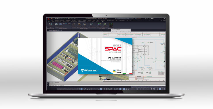 La release 2023 del CAD elettrico SPAC Automazione